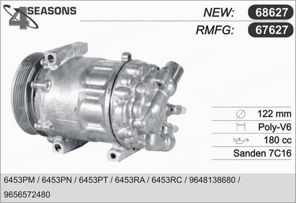 AHE 67627 - Compressore, Climatizzatore autozon.pro