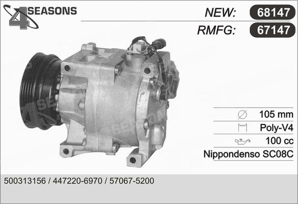 AHE 67147 - Compressore, Climatizzatore autozon.pro