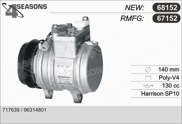 AHE 67152 - Compressore, Climatizzatore autozon.pro