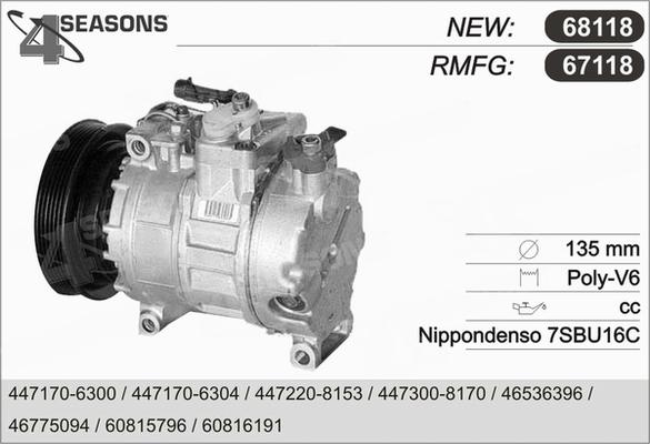 AHE 67118 - Compressore, Climatizzatore autozon.pro