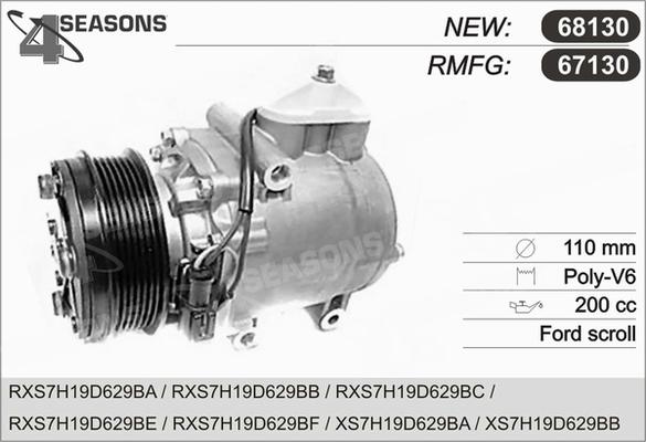 AHE 67130 - Compressore, Climatizzatore autozon.pro