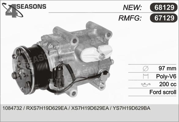 AHE 67129 - Compressore, Climatizzatore autozon.pro