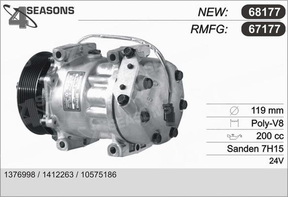 AHE 67177 - Compressore, Climatizzatore autozon.pro