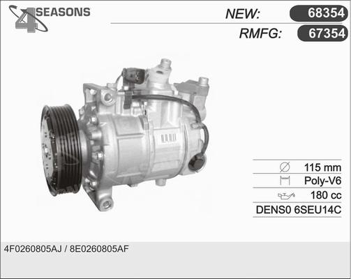 AHE 67354 - Compressore, Climatizzatore autozon.pro