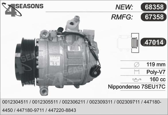 AHE 67358 - Compressore, Climatizzatore autozon.pro