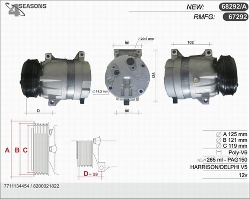 AHE 67292 - Compressore, Climatizzatore autozon.pro