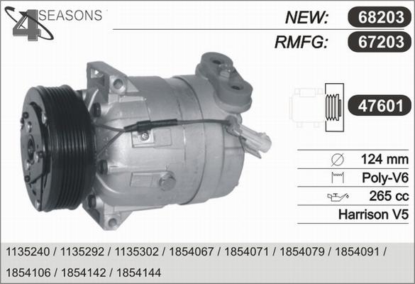 AHE 67203 - Compressore, Climatizzatore autozon.pro