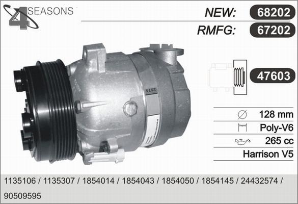 AHE 67202 - Compressore, Climatizzatore autozon.pro