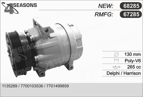 AHE 67285 - Compressore, Climatizzatore autozon.pro