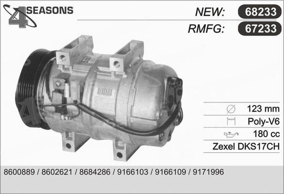 AHE 67233 - Compressore, Climatizzatore autozon.pro