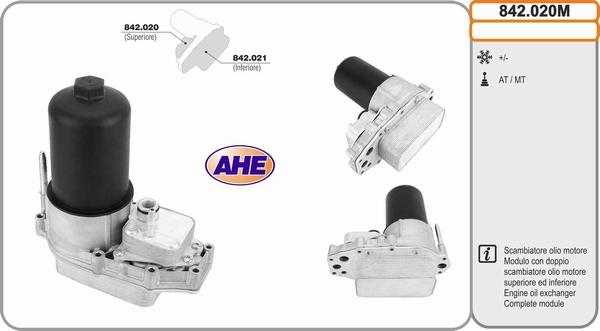 AHE 842.020M - Radiatore olio, Olio motore autozon.pro