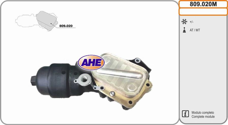 AHE 809.020M - Radiatore olio, Olio motore autozon.pro