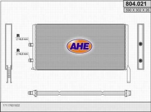 AHE 804.021 - Radiatore olio, Olio motore autozon.pro