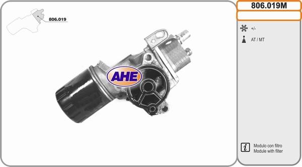 AHE 806.019M - Radiatore olio, Olio motore autozon.pro