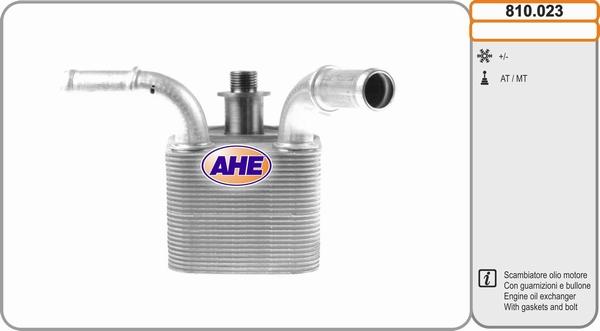 AHE 810.023 - Radiatore olio, Olio motore autozon.pro