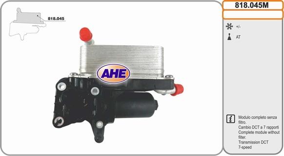 AHE 818.045M - Radiatore olio, Olio motore autozon.pro