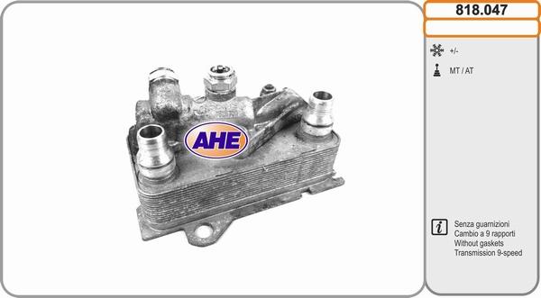 AHE 818.047 - Radiatore olio, Olio motore autozon.pro