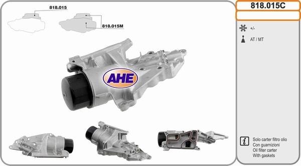 AHE 818.015C - Radiatore olio, Olio motore autozon.pro