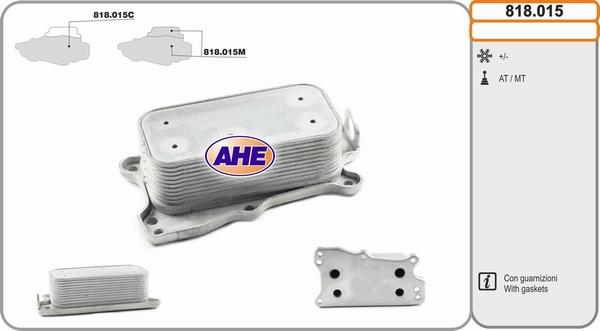 AHE 818.015 - Radiatore olio, Olio motore autozon.pro