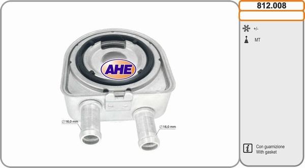 AHE 812.008 - Radiatore olio, Olio motore autozon.pro