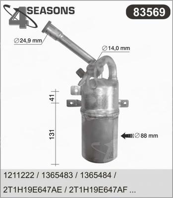 AHE 83569 - Essiccatore, Climatizzatore autozon.pro