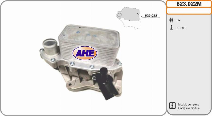 AHE 823.022M - Radiatore olio, Olio motore autozon.pro