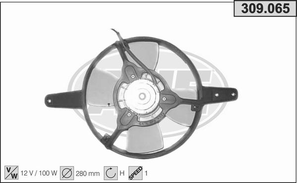 AHE 309.065 - Ventola, Raffreddamento motore autozon.pro