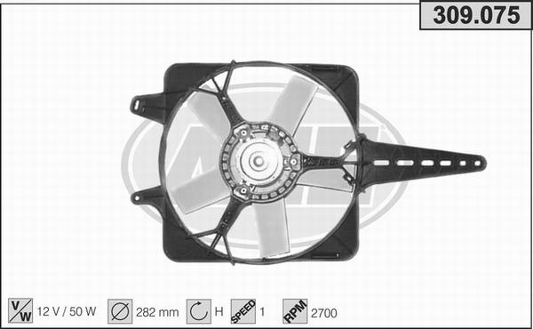 AHE 309.075 - Ventola, Raffreddamento motore autozon.pro