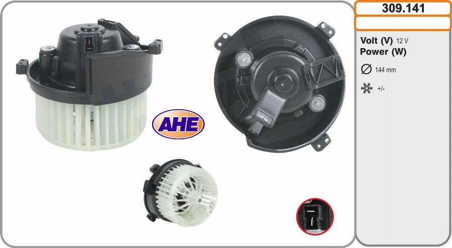 AHE 309.141 - Ventilatore abitacolo autozon.pro