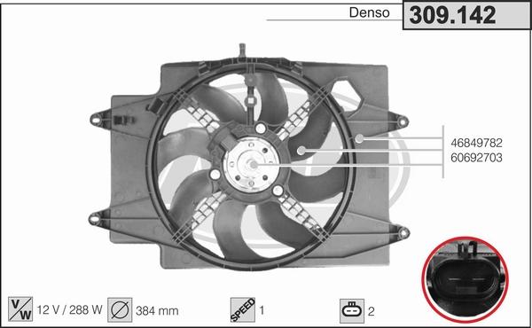 AHE 309.142 - Ventola, Raffreddamento motore autozon.pro