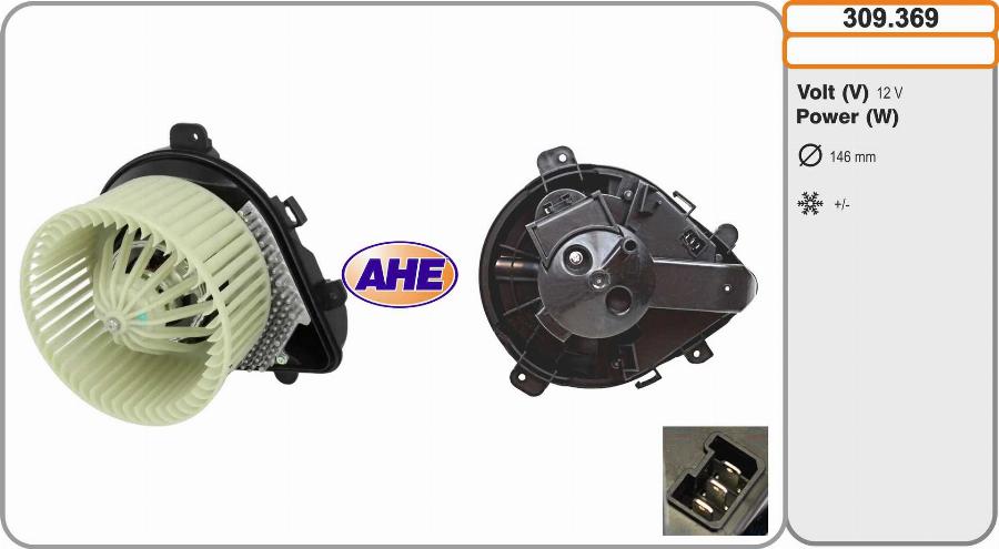 AHE 309.369 - Ventilatore abitacolo autozon.pro