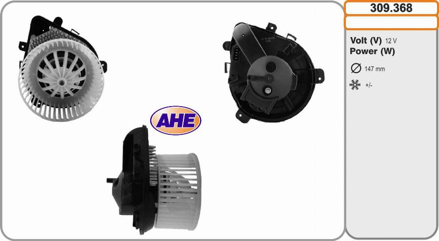 AHE 309.368 - Ventilatore abitacolo autozon.pro