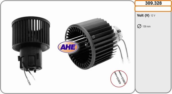 AHE 309.328 - Ventilatore abitacolo autozon.pro