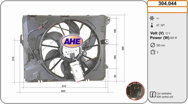 AHE 304.044 - Ventola, Raffreddamento motore autozon.pro