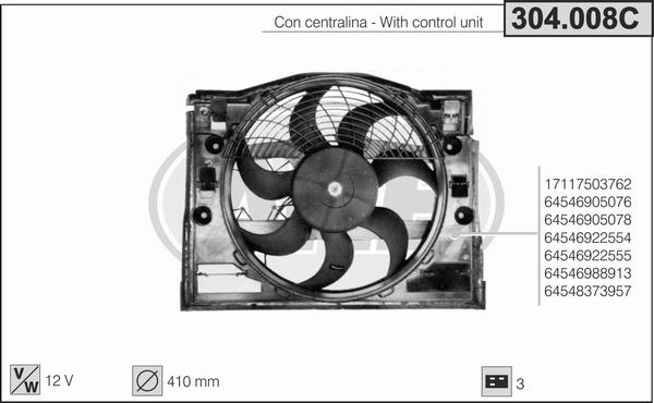 AHE 304.008C - Ventola, Raffreddamento motore autozon.pro