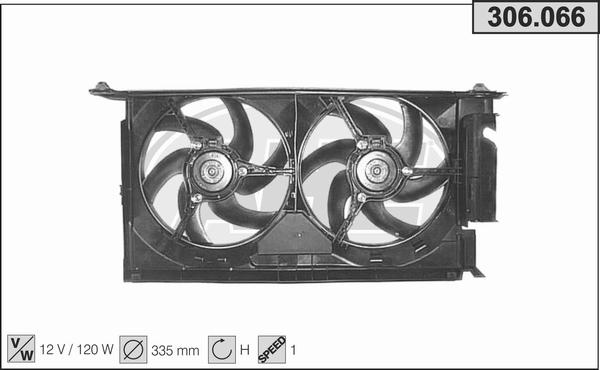 AHE 306.066 - Ventola, Raffreddamento motore autozon.pro