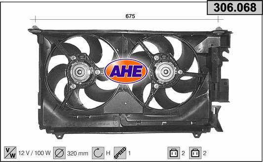 AHE 306.068 - Ventola, Raffreddamento motore autozon.pro