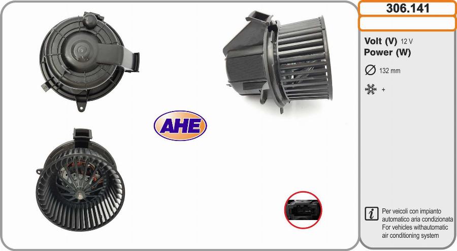 AHE 306.141 - Ventilatore abitacolo autozon.pro