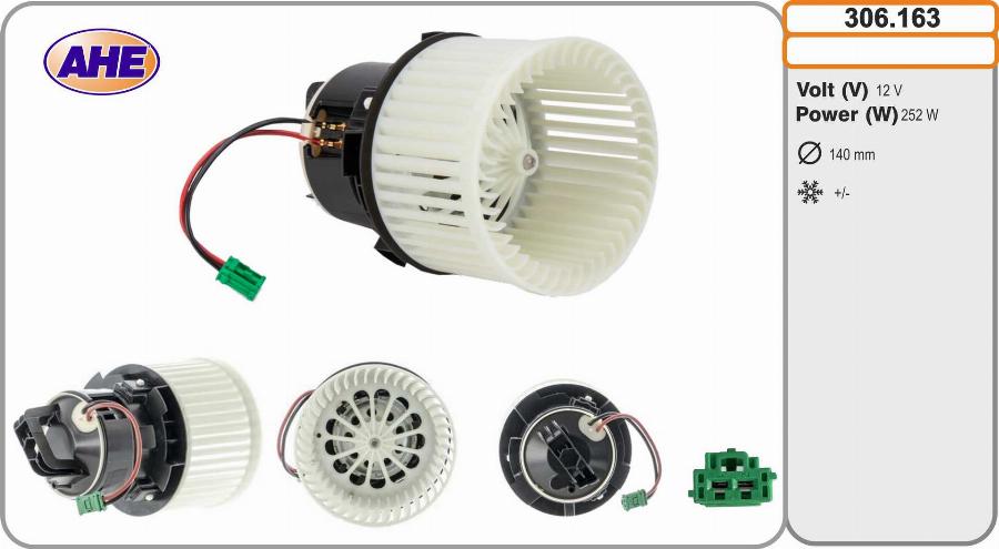 AHE 306.163 - Ventilatore abitacolo autozon.pro