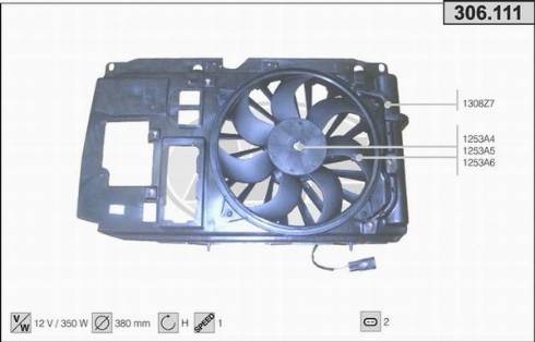 AHE 306.111 - Ventola, Raffreddamento motore autozon.pro