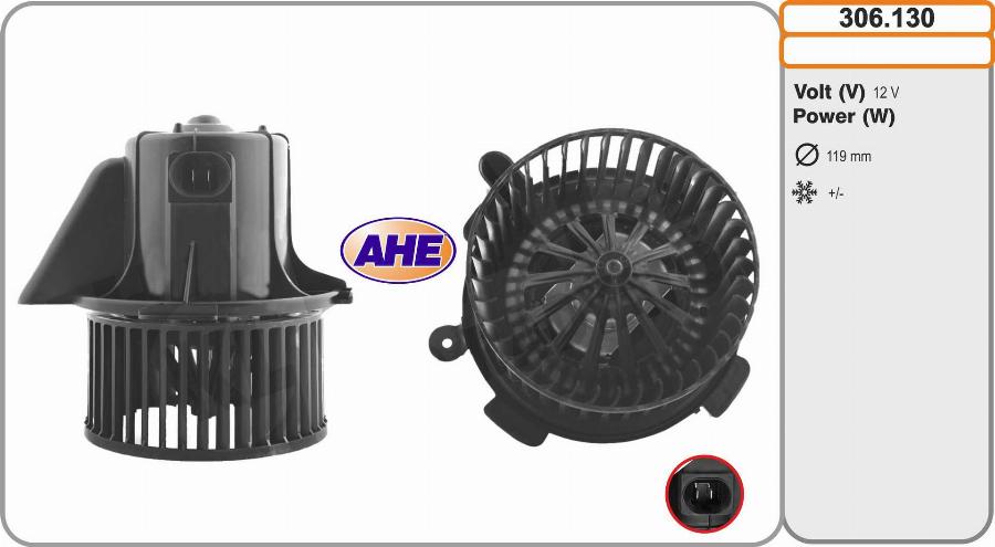 AHE 306.130 - Ventilatore abitacolo autozon.pro