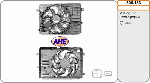 AHE 306.133 - Ventola, Raffreddamento motore autozon.pro