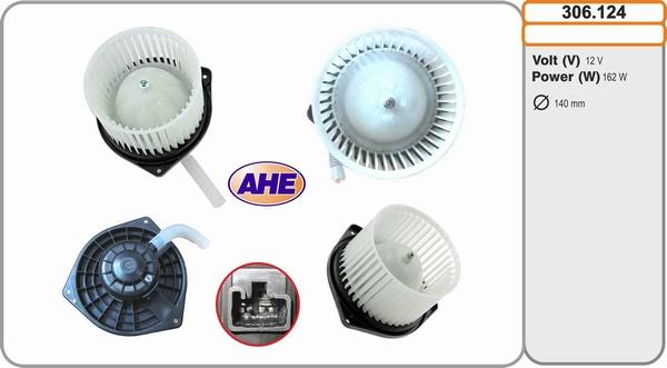 AHE 306.124 - Ventilatore abitacolo autozon.pro