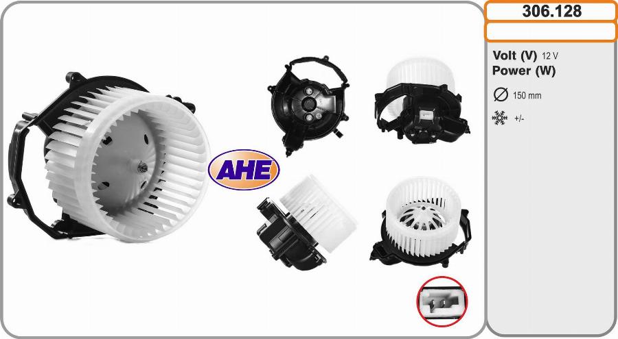 AHE 306.128 - Ventilatore abitacolo autozon.pro