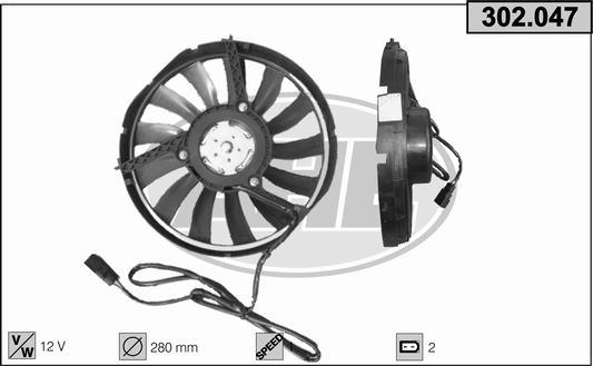 AHE 302.047 - Ventola, Raffreddamento motore autozon.pro