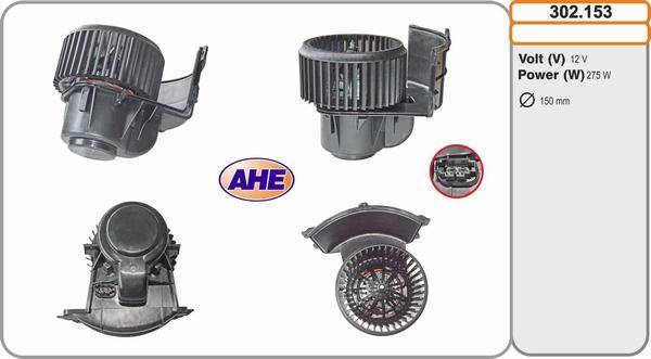 AHE 302.153 - Ventilatore abitacolo autozon.pro