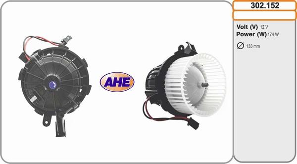 AHE 302.152 - Ventilatore abitacolo autozon.pro