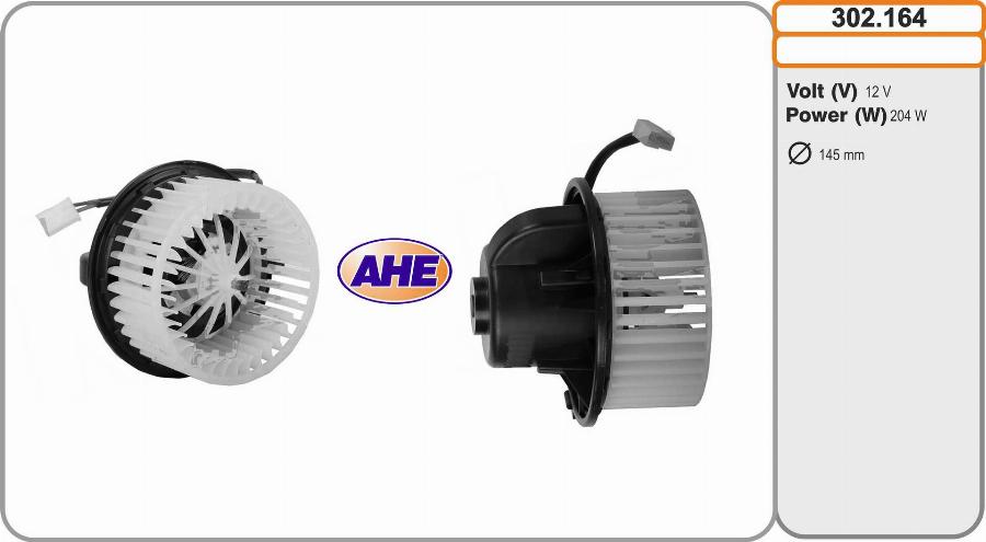 AHE 302.164 - Ventilatore abitacolo autozon.pro