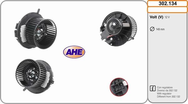 AHE 302.134 - Ventilatore abitacolo autozon.pro