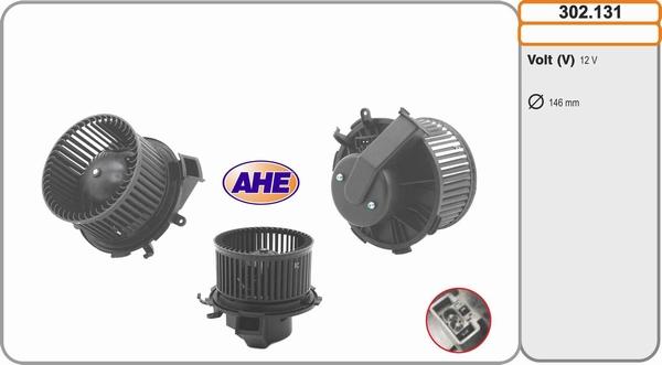 AHE 302.131 - Ventilatore abitacolo autozon.pro